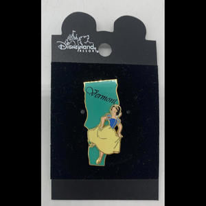 2002 Disney 3D Trading Pin State Character Vermont Princess Snow White